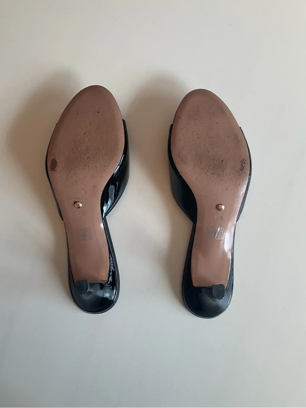 Pelle Moda Black Patent Sandal